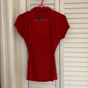 Frederick’s of Hollywood red top